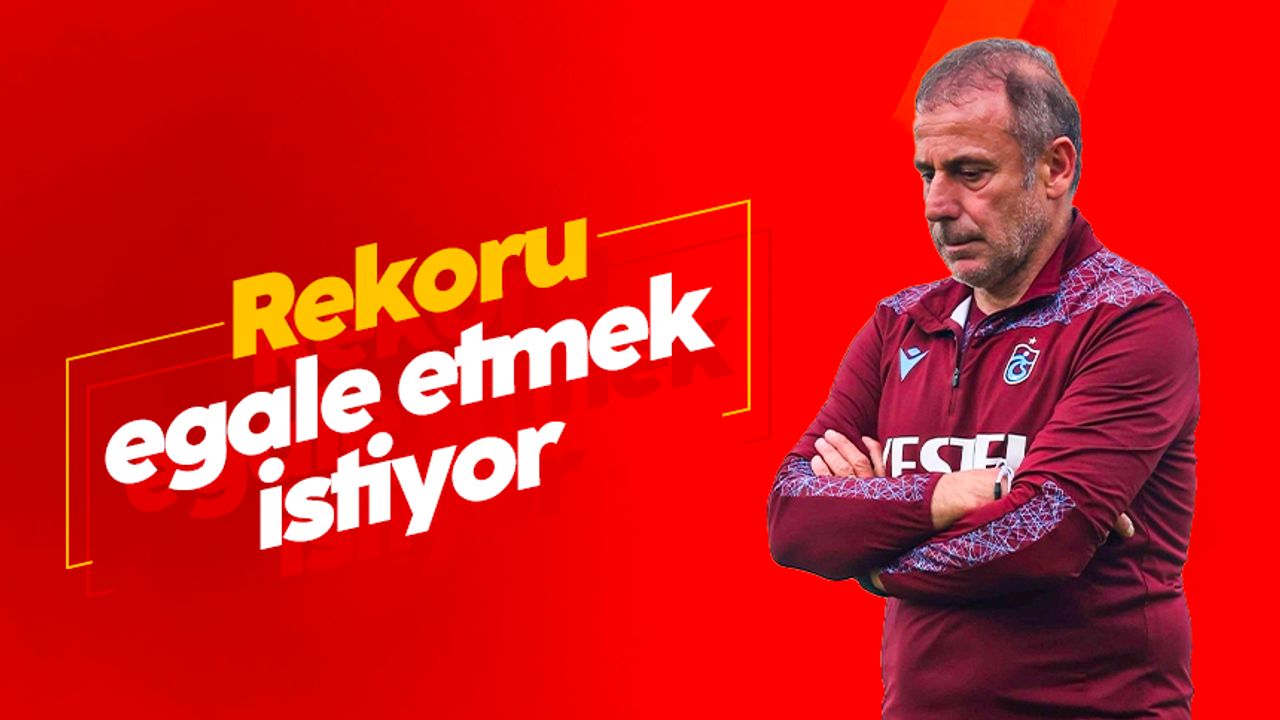 Trabzonspor rekorunu egale etmek istiyor