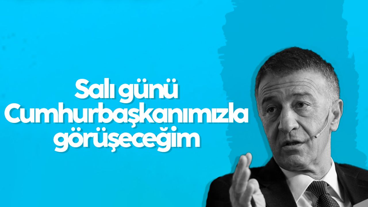 Ahmet Ağaoğlu: Cumhurbaşkanımızla görüşeceğim