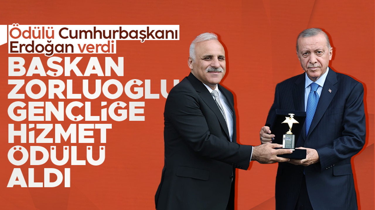 Cumhurbaşkanı Erdoğan'dan Murat Zorluoğlu'na ödül