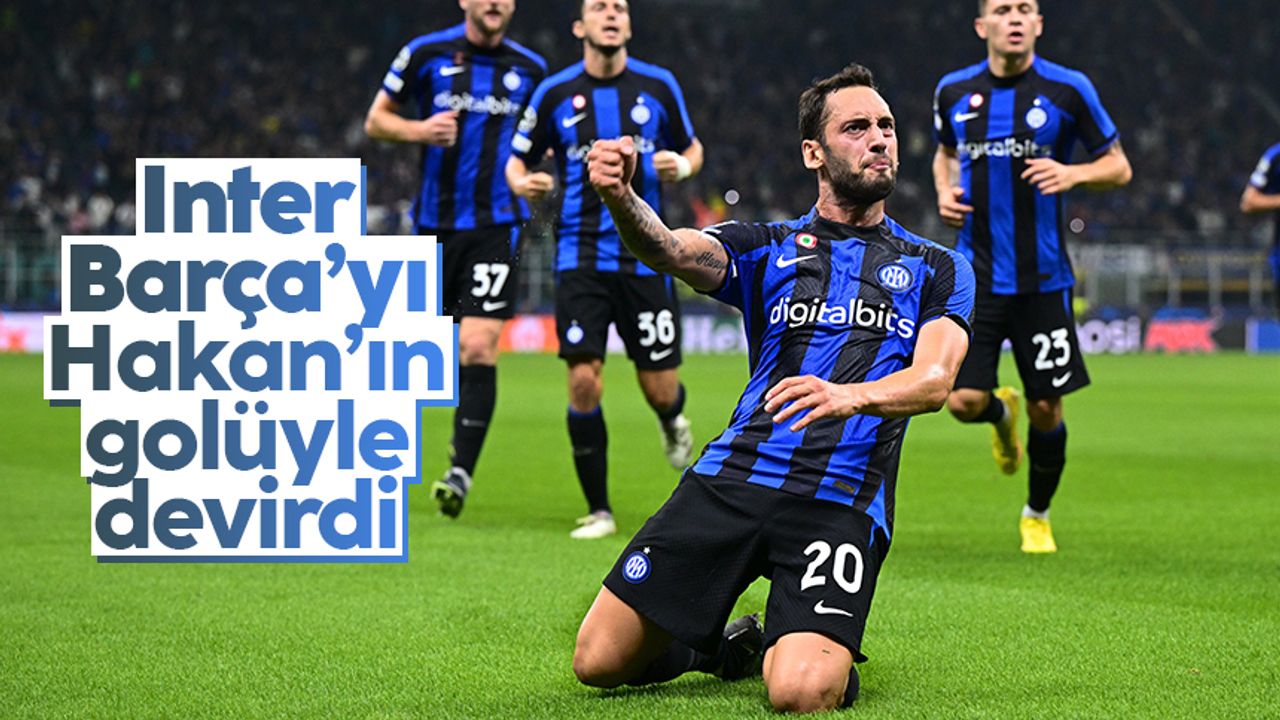 Hakan Çalhanoğlu, Inter'i galibiyete taşıdı