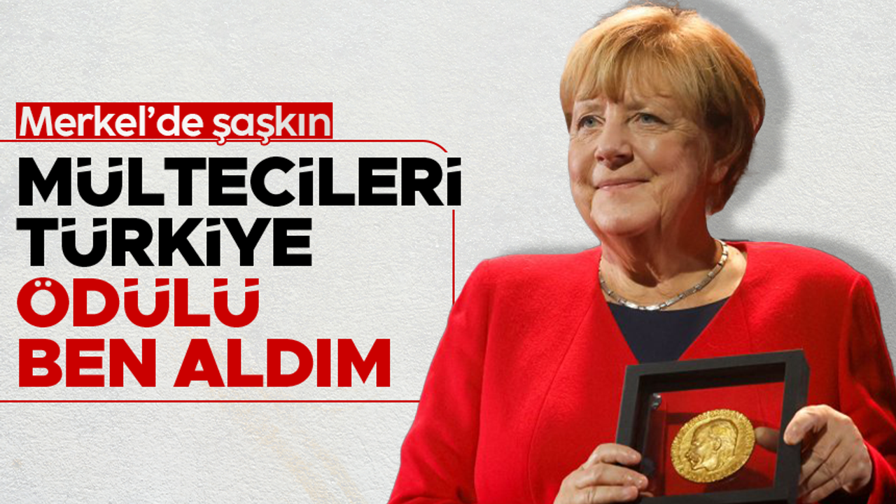 Nansen Mülteci ödülü alan Merkel'den Türkiye'ye övgü