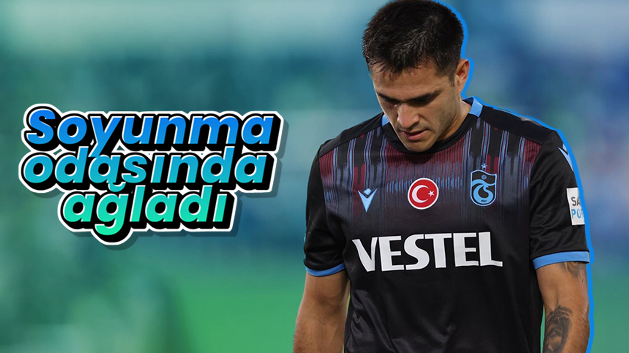 Trabzonspor'da Maxi Gomez soyunma odasında ağladı