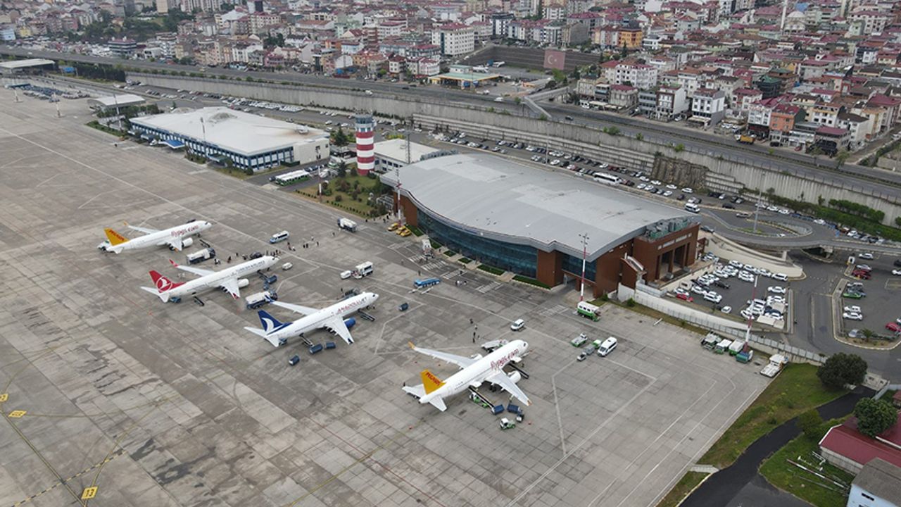 Trabzon'a havayolu ile Eylül ayında 307 bin 955 yolcu geldi