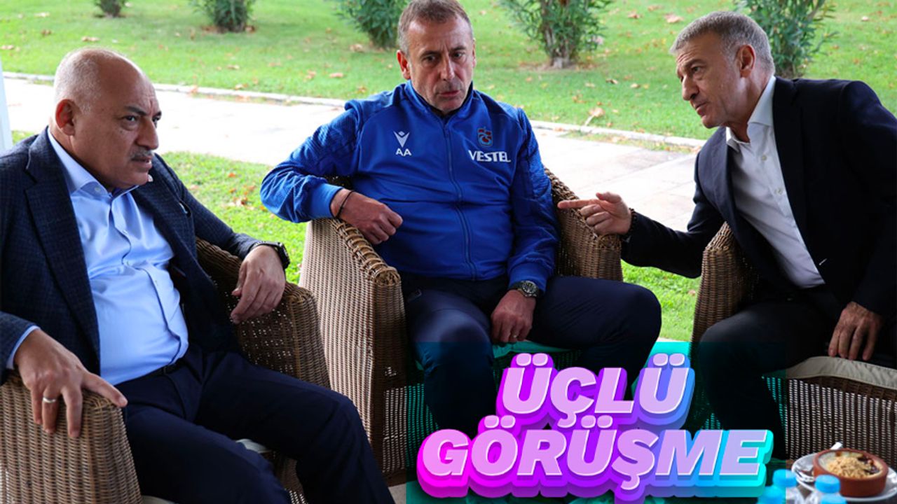 TFF Başkanı Mehmet Büyükekşi, Abdullah Avcı ile görüştü
