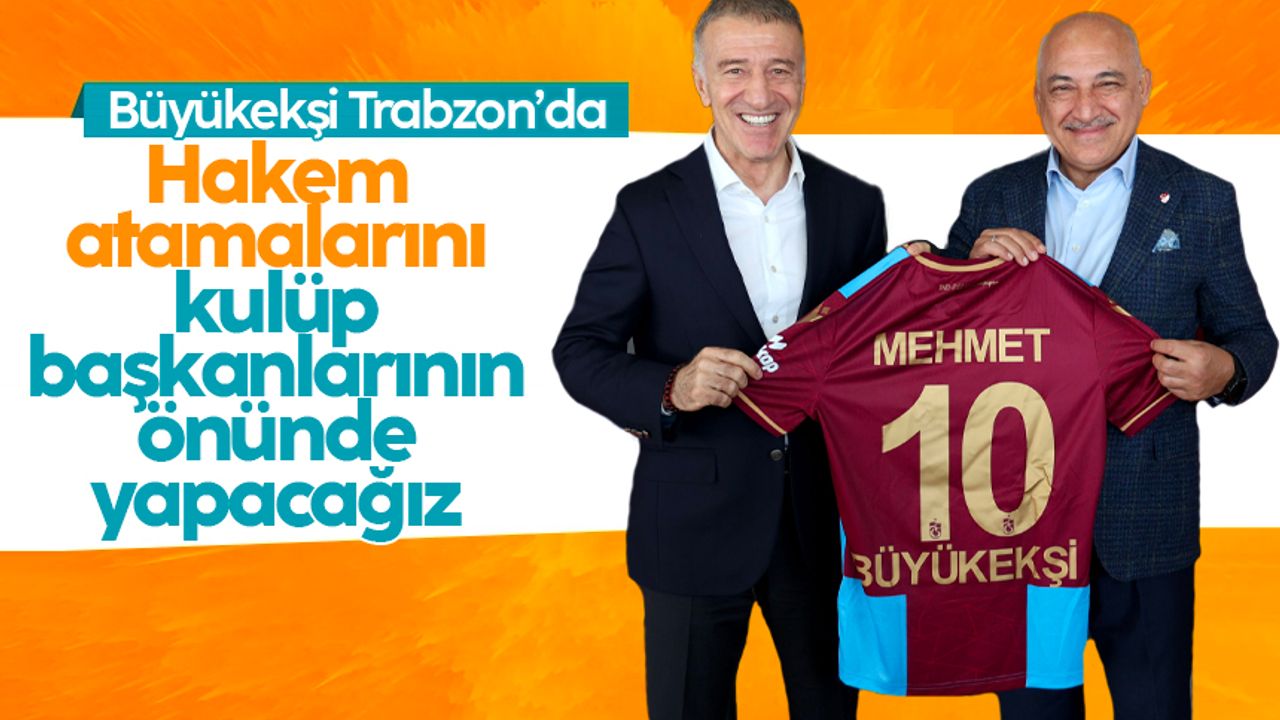 TFF Başkanı Büyükekşi'den Trabzonspor'a ziyaret