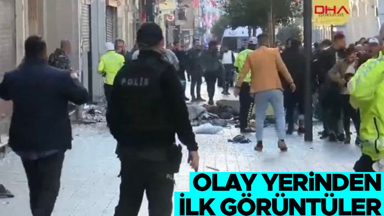 Beyoğlu'nda patlama: Kaldırım taşları yerinden söküldü