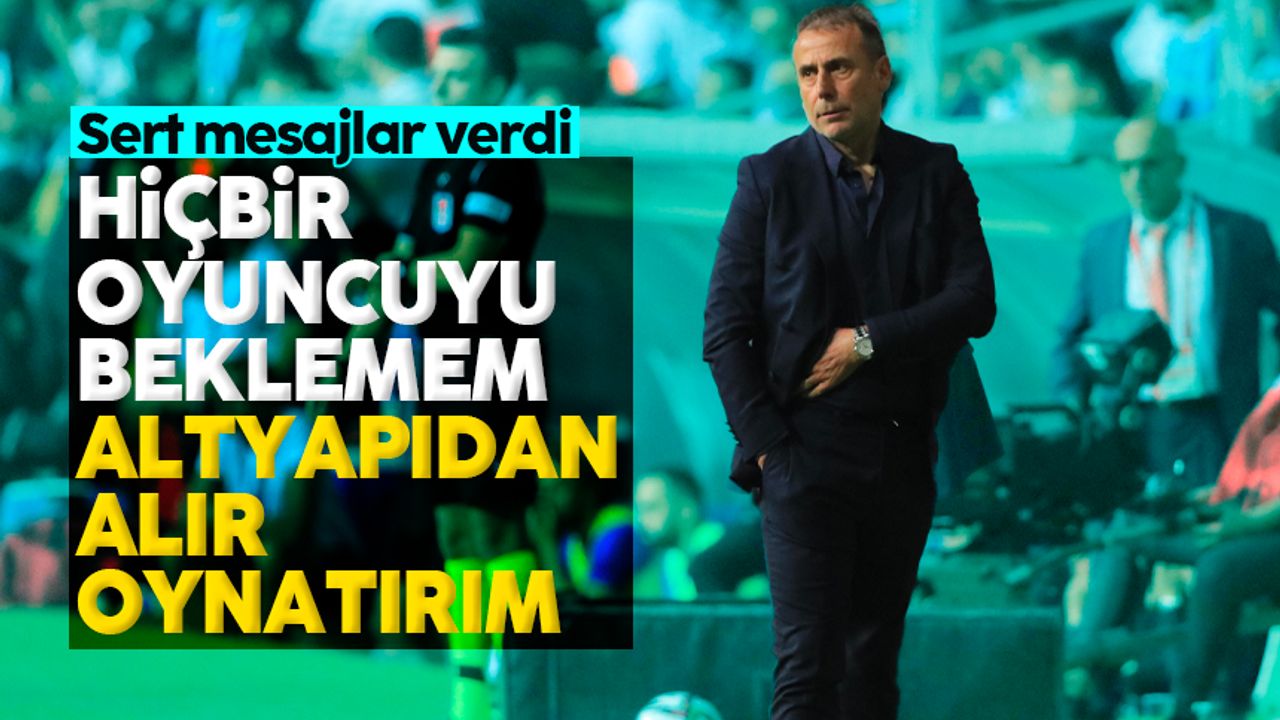 Abdullah Avcı'dan oyuncularına sert eleştiri: Beklemem!