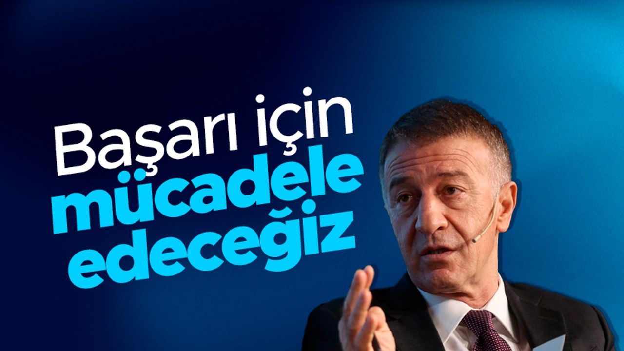 Başkan Ağaoğlu'ndan yeni yıl mesajı: Başarı için mücadele edeceğiz