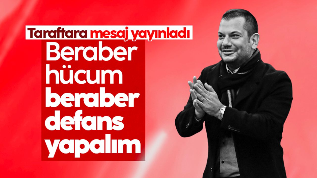 Asbaşkan Ertuğrul Doğan'dan Trabzonsporlulara Mesaj