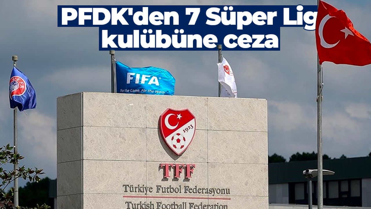 PFDK'dan Galatasaray ve Trabzonspor'a para cezası