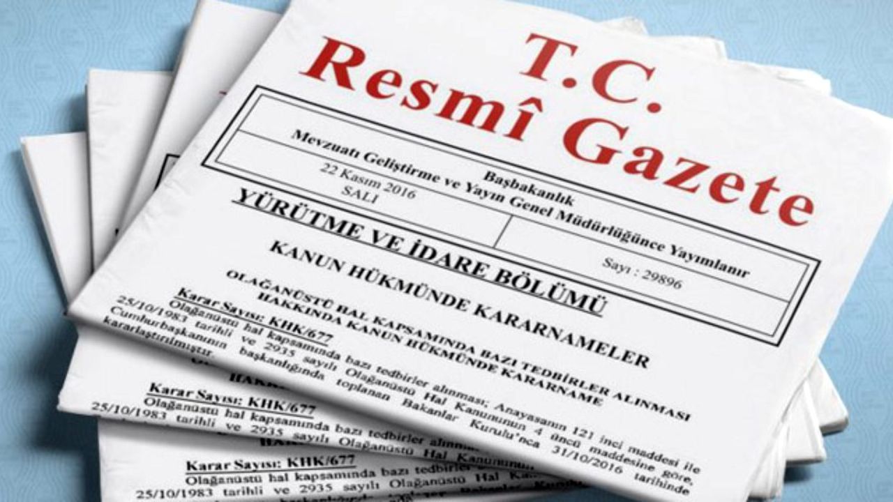 MEB ve Diyanet'e ilişkin atama kararları Resmi Gazete'de yayınlandı
