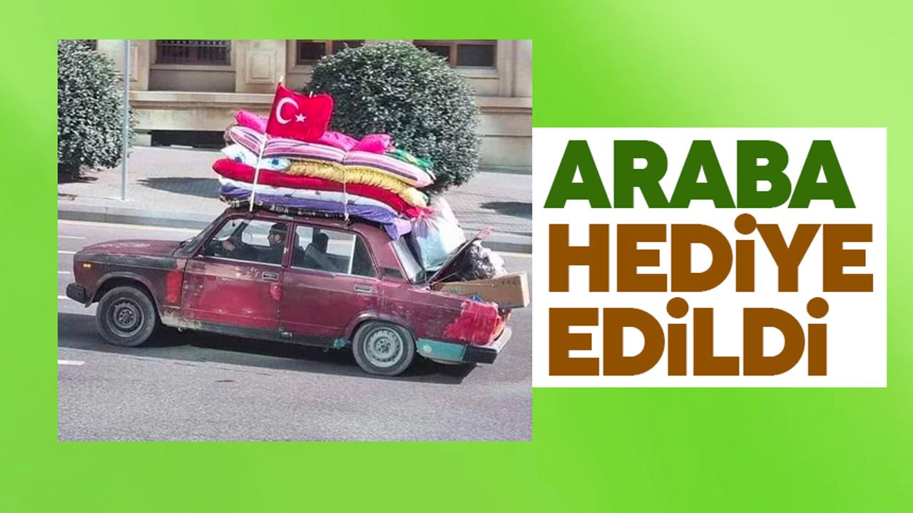 Azerbaycanlı Server Beşirli’ye otomobil hediyesi