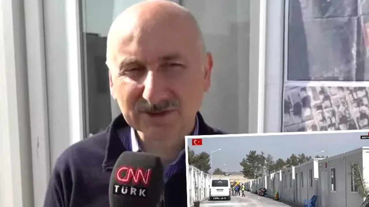 Bakan Karaismailoğlu: Adıyaman'da bugün 300 konteyner teslim ediliyor