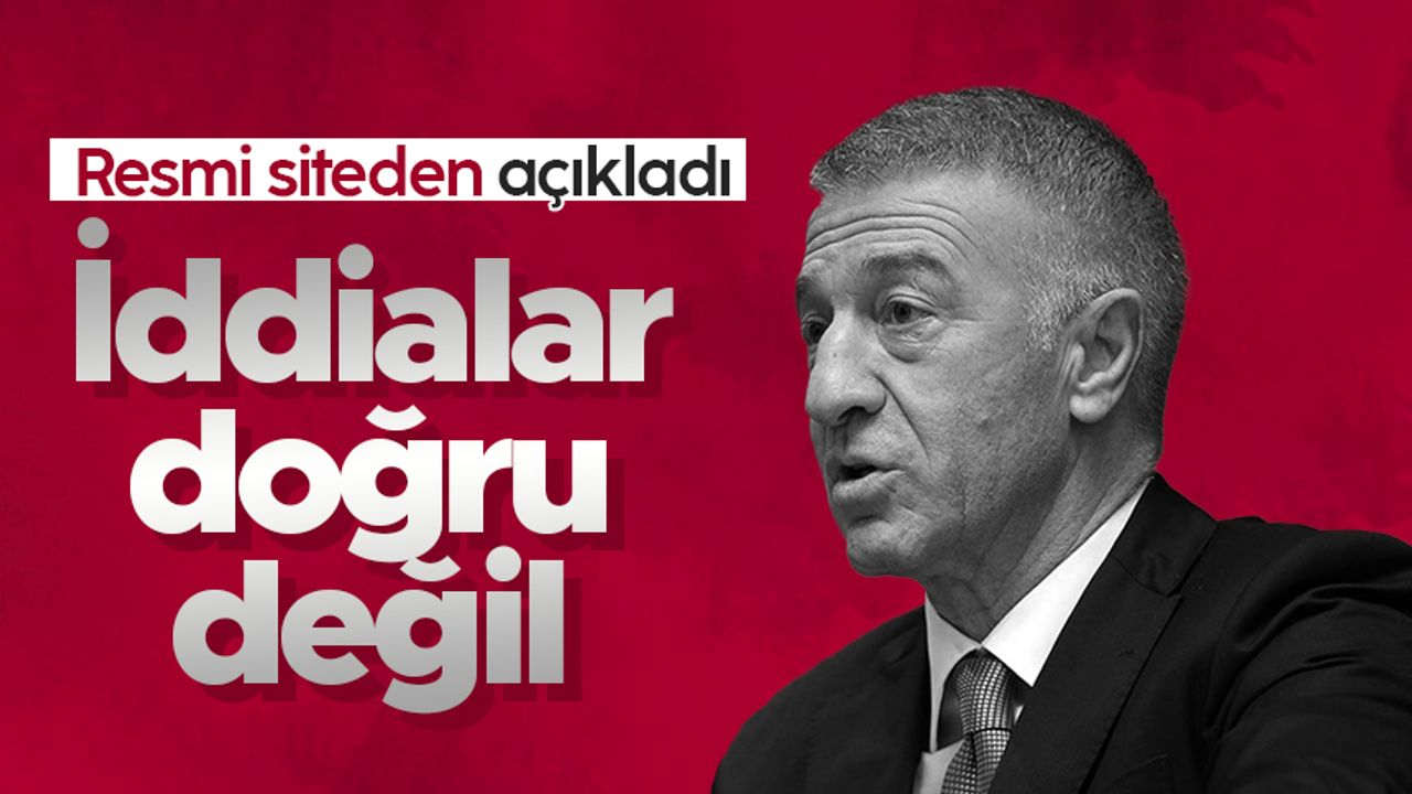Ahmet Ağaoğlu'dan açıklama: Bu iddialar doğru değil
