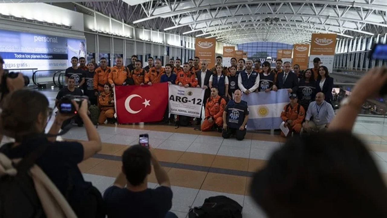 Arjantin'den Türkiye'ye arama kurtarma ekibi desteği