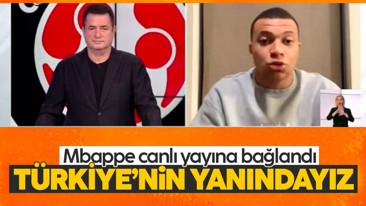 Kylian Mbappe'den Türkiye'ye destek mesajı