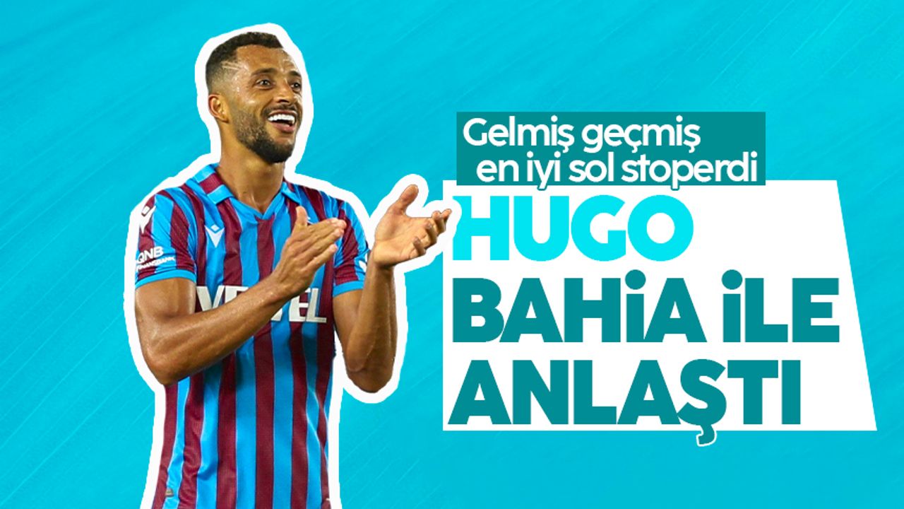 Trabzonspor'da Vitor Hugo Bahia ile anlaştı
