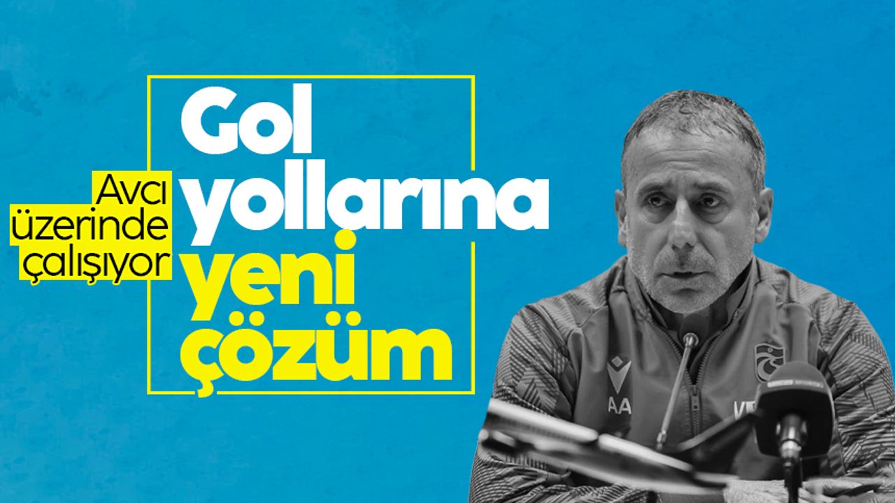 Trabzonspor'da gol yollarına yeni çözüm