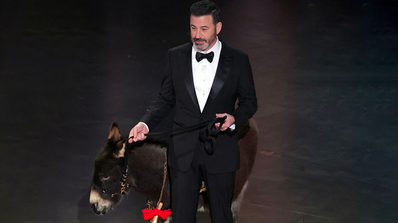 Jimmy Kimmel, 95. Oscar Ödülleri'nde sahneye eşekle çıktı