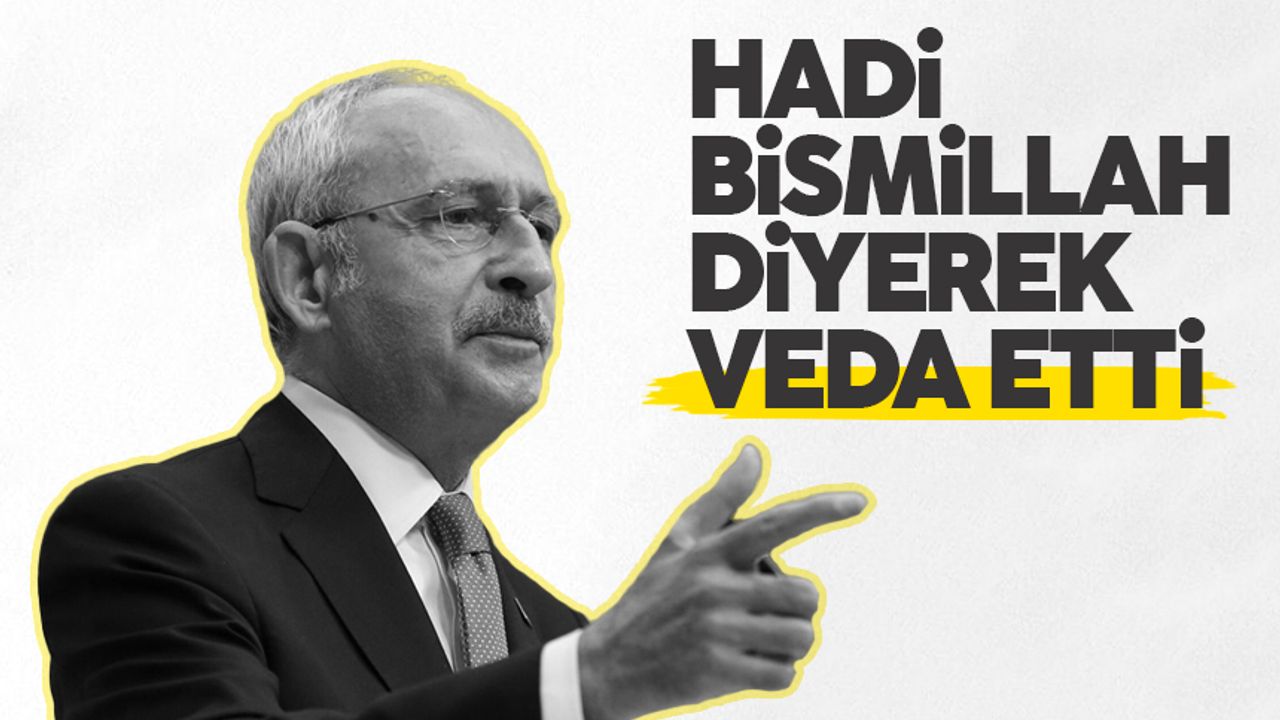 Kemal Kılıçdaroğlu grup toplantısında: Bu kürsüye veda ediyorum