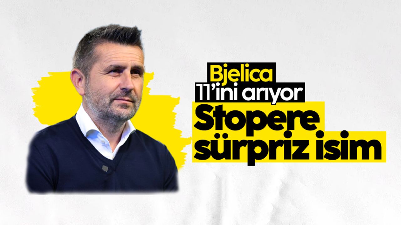 Trabzonspor'da Bjelica 11’ini arıyor: Stopere sürpriz isim