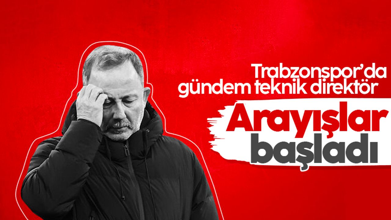 Trabzonspor’da gündem teknik direktör: Arayışlar başladı