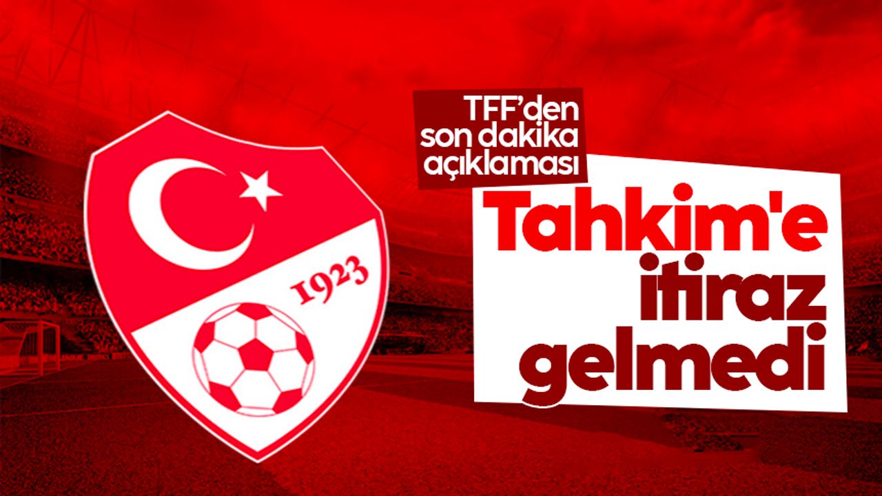 TFF'den Gaziantep FK ve Hatayspor maçlarıyla ilgili açıklama
