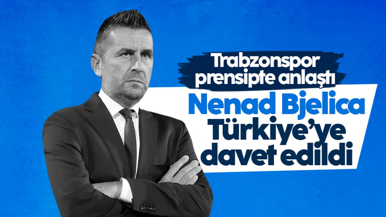 Trabzonspor teknik direktörlük konusunda Nenad Bjelica ile prensipte anlaştı