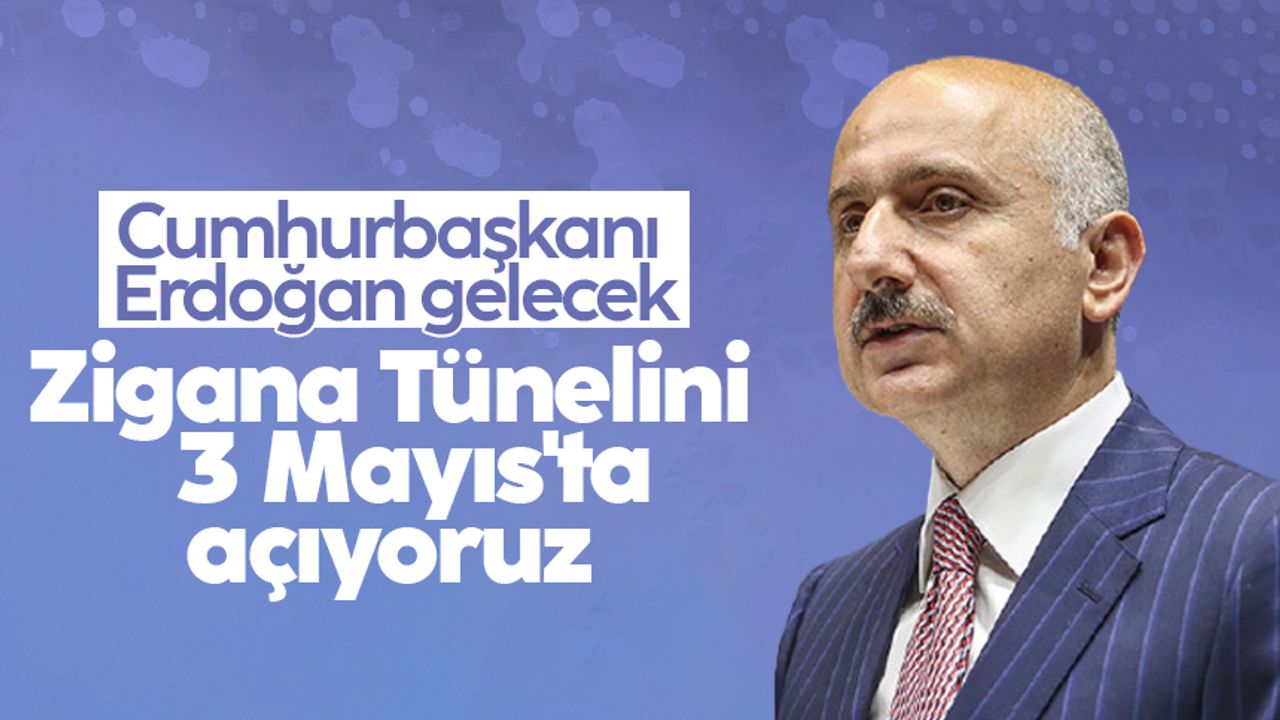 Yeni Zigana Tüneli 3 Mayıs'ta açılıyor: Cumhurbaşkanı Erdoğan gelecek