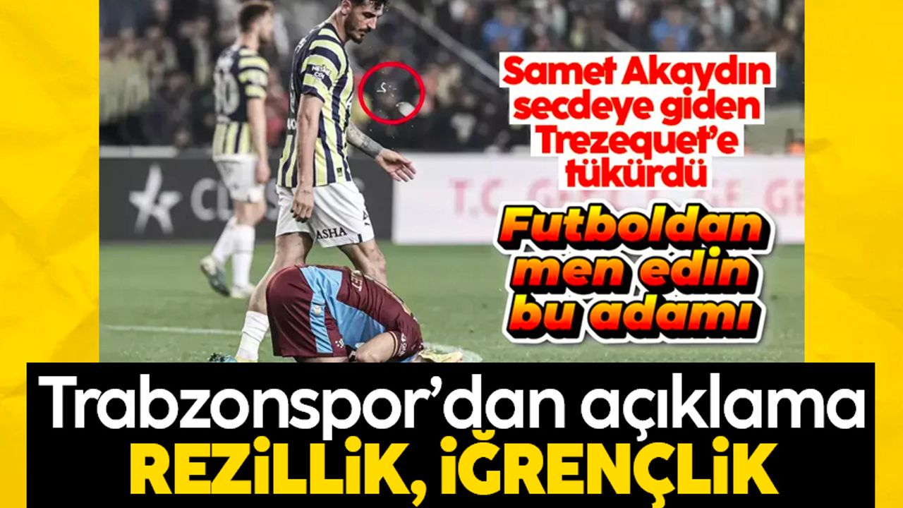 Trabzonspor'dan çok sert açıklama: "Rezillik, iğrençlik"
