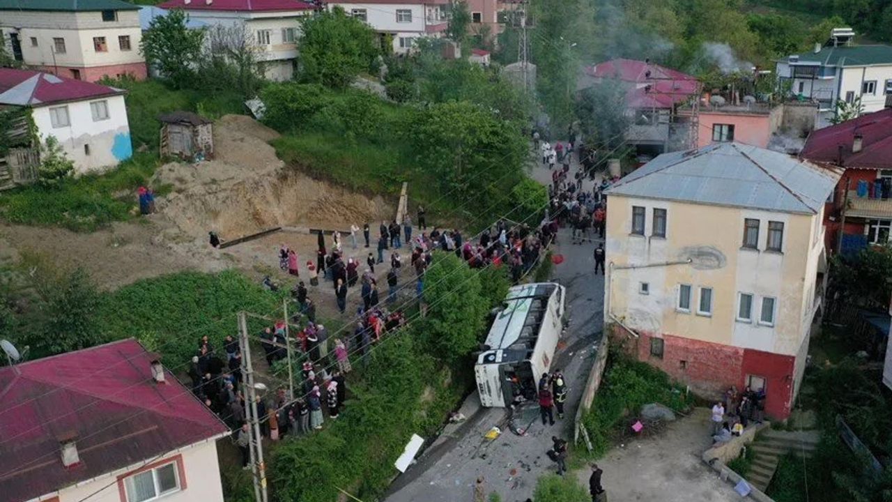 Trabzon'da 5 kişinin can verdiği kaza ile ilgili müfettişler devrede