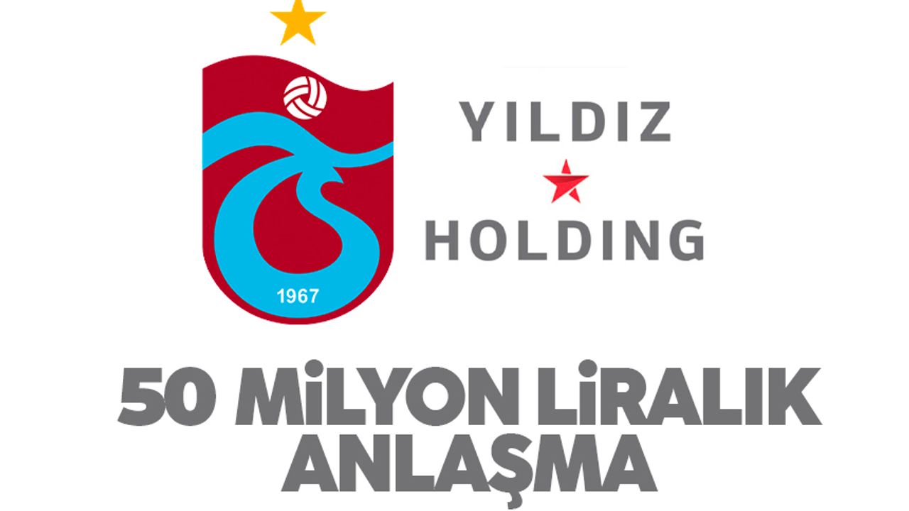 Trabzonspor ile Yıldız Holding arasında sponsorluk anlaşması