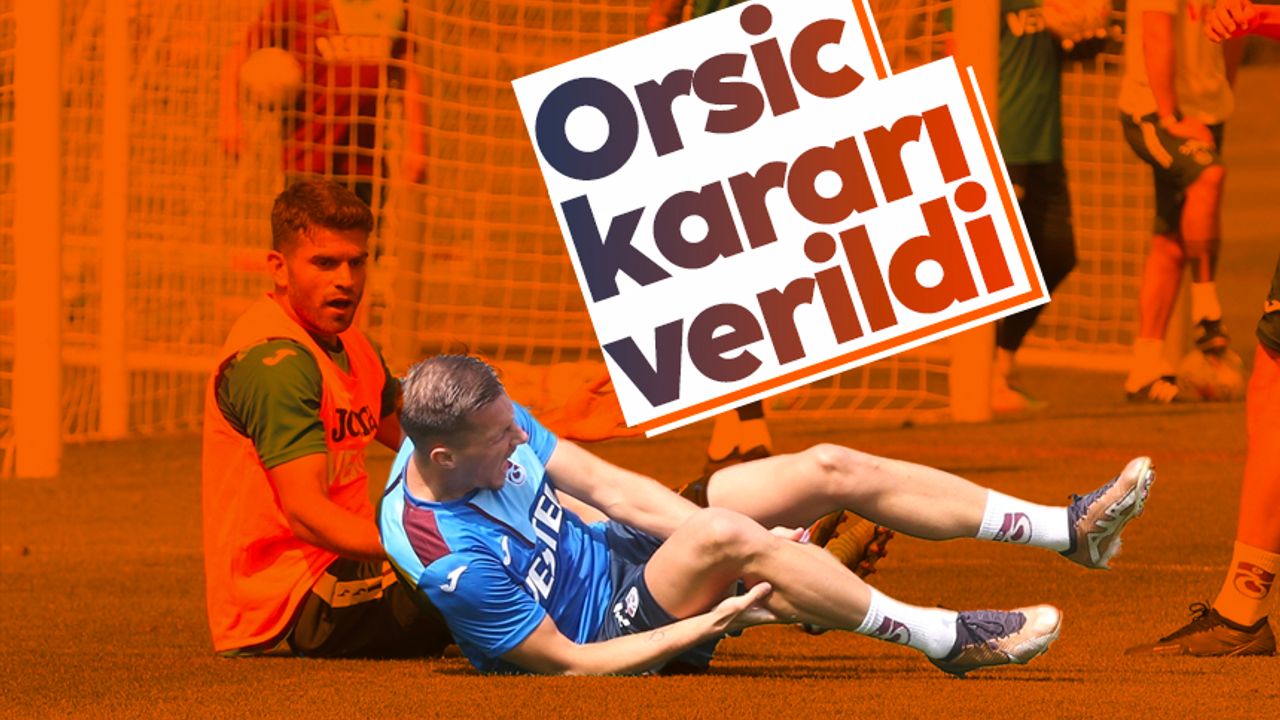 Trabzonspor'da büyük şok: Orsic için karar verildi