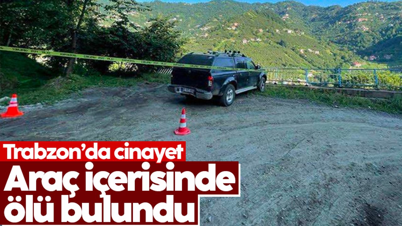 Trabzon'da bir kişi yol kenarındaki araç içerisinde ölü bulundu
