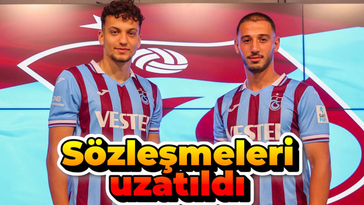 Trabzonspor Arif Boşluk ve Ali Şahin Yılmaz ile sözleşme uzattı