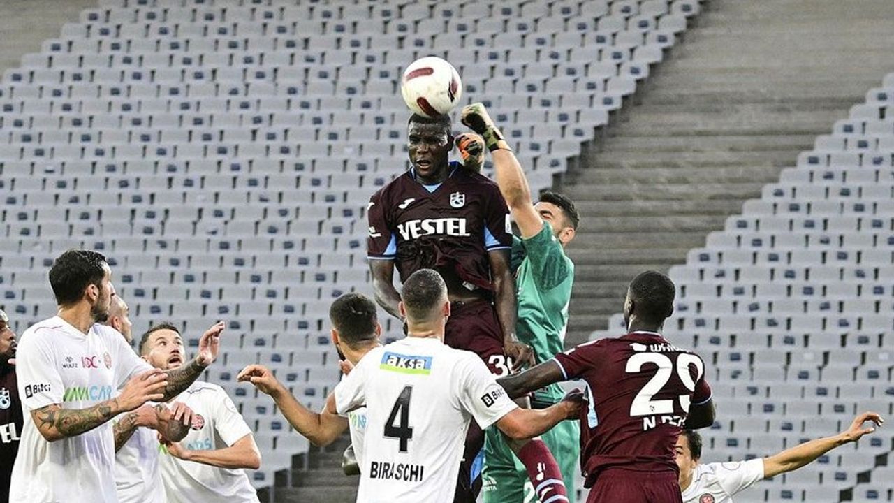 Trabzonspor'da net gol iptal edildi