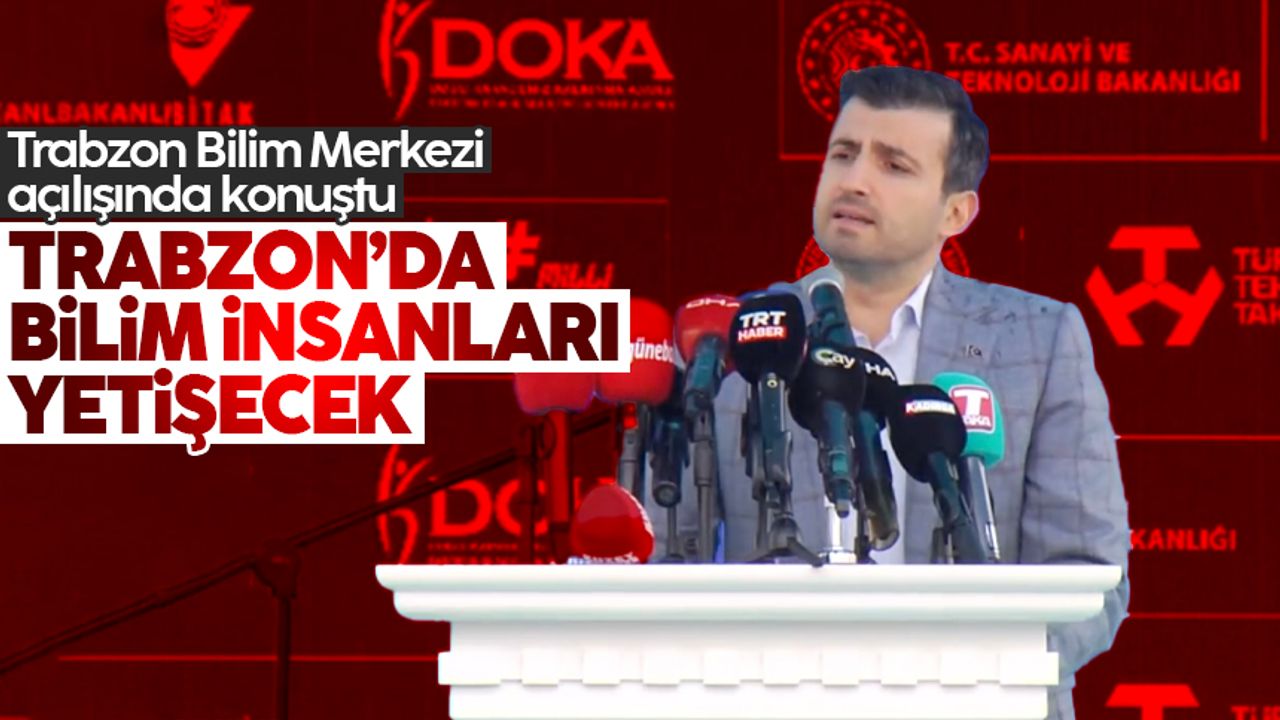 Selçuk Bayraktar Trabzon Bilim Merkezi açılışında konuştu