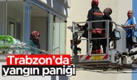 Trabzon'da yangın paniği - Ekipler tahliye etti