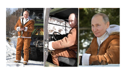 Putin'in Sibirya tatili