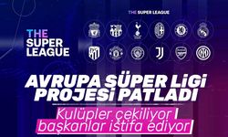 Avrupa Süper Ligi projesi patladı! Kulüpler çekiliyor, başkanlar istifa ediyor