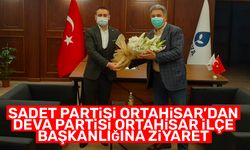 Saadet Partisi Ortahisar'dan Deva Partisi Ortahisar İlçe Başkanlığına ziyaret