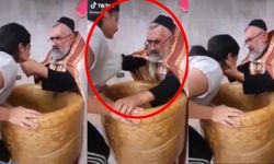 Sosyal medyada olay taciz! Genç kızın göğüslerini sıkıp dua etti