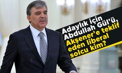 Adaylık için Abdullah Gül'ü, Akşener'e teklif eden liberal solcu kim?