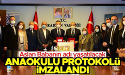 Aksoy ailesinden eğitime destek.. Köprübaşı Hatice-Aslan Aksoy Anaokulu yapılacak