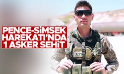 Pençe-Şimşek Harekatı'nda bir asker şehit oldu