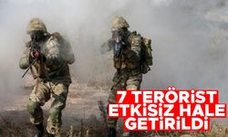 Pençe-Şimşek ve Pençe-Yıldırım operasyonlarında 7 terörist etkisiz hale getirildi