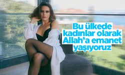 Simge Sağın: Bu ülkede kadınlar olarak Allah’a emanet yaşıyoruz