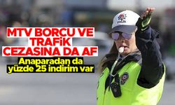 Trafik cezası ve MTV'de indirim müjdesi