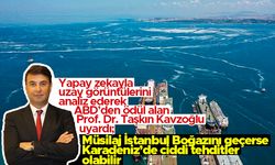 ABD’den ödül alan Prof. Dr. Taşkın Kavzoğlu uyardı; 'Müsilaj İstanbul Boğazını geçerse Karadeniz’de de ciddi tehditler olabilir'