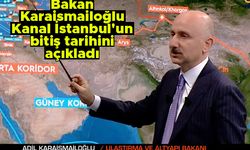Bakan Karaismailoğlu Kanal İstanbul'un bitiş tarihini açıkladı